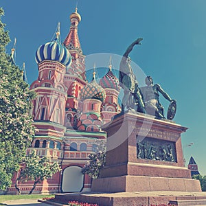 The monument to Minin and Pozharsky