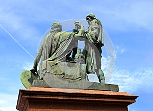 Monument to Minin and Pozharsky in Moscow