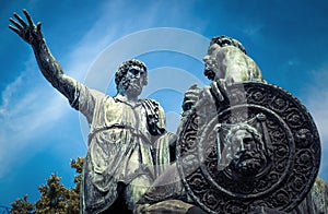 Monument to Minin and Pozharsky on Red Square, Moscow