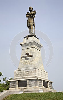 Monument to Muravyov-Amursky in Khabarovsk. Russia