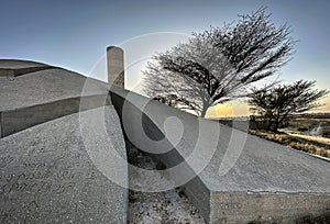 Monument to the Negev Brigade next to Beer Sheva