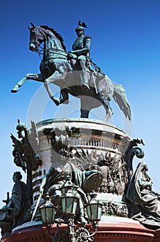 Monument to Nicholas I (1859) in St. Petersburg