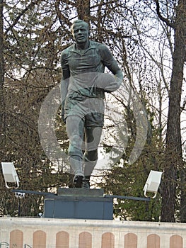 A monument to the outstanding Soviet football player Eduard Streltsov