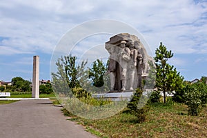 Monument to Partisans who fought against fascism in Odessa photo