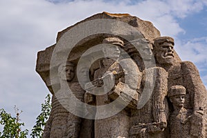 Monument to Partisans who fought against fascism in Odessa photo