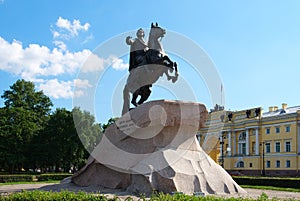 Monument to Peter the Great at St. Petersburg