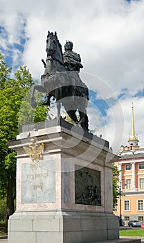 Monument to Peter I (at St. Michael's Castle)