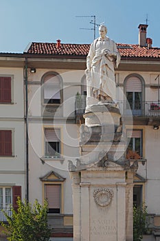 Monument to physicist-inventor Alessandro Volta . Como, Italy