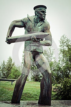 Monument to Polish troops in Narvik