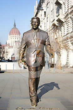 Monument to the president of the USA Ronald Reagan