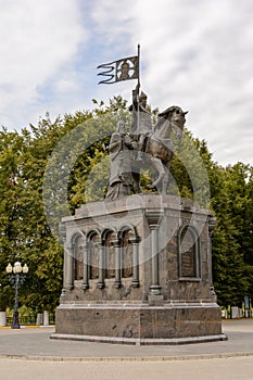 Monument to Prince Vladimir and Saint Fedor in the city of Vladimir, Russia