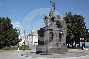 The monument to Prince Vladimir and the saint Fyodor - Baptist of land Vladimir