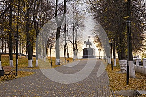Monument to Prince Vladimir and Saint Fyodor in the city of Vladimir.