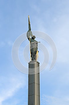 Monument to Red Army warrior liberator, Vienna, Austria photo
