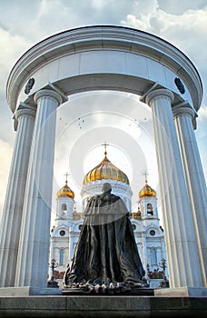 Monumento sobre el ruso el emperador 
