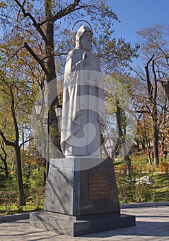 Monument to Saint Ilya in the park of Vladivostok