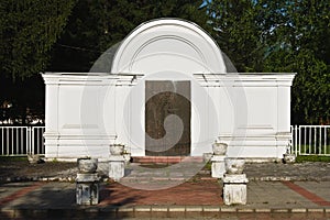 Monument to Saint Sava in Gadzin Han, Serbia