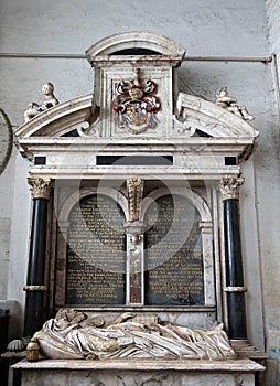 Monument to Sir Thomas Palmer St Mary\'s Church Wingham Kent