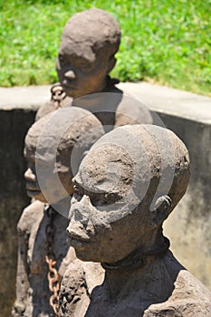 Monument to slaves in Zanzibar