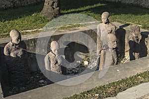 Monument to slaves in Zanzibar