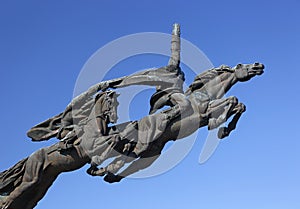 Monument to the soldiers of the First Cavalry Army, Ukraine, Lviv region