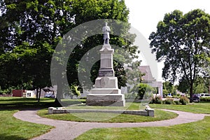 Monument to the Soldiers and Sailors of the Union, Memorial Park, erected in 1906, Freeport, ME