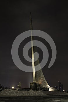 Monument to space explorers, VDNKh. Moscow, Russia