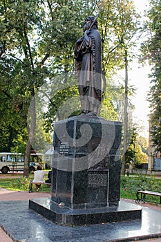 Monument to St. Blessed Lawrence in the city of Kaluga