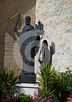 A monument to St. Nicholas