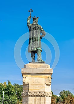 Monument to Stefan cel Mare in Chisinau, Moldova