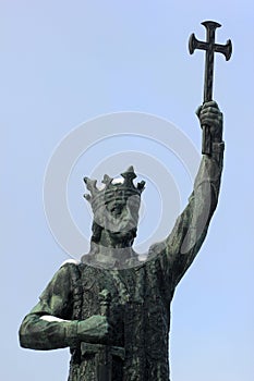 Monument to Stefan cel Mare in Chisinau, Moldova