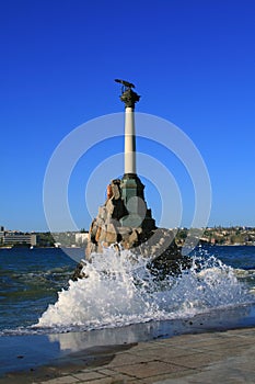 Monument to the sunk ships photo