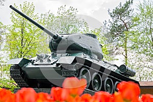 Monument to tank T34