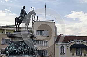 Monument to the Tsar or King Liberator, to the Russian King Alexander II, built in 1907 in Central Sofia, Bulgaria photo