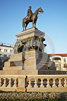 Monument to the Tsar Liberator in Sofia. Bulgaria photo