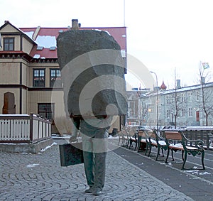 Monument to the Unknown Bureaucrat in Reykjavik