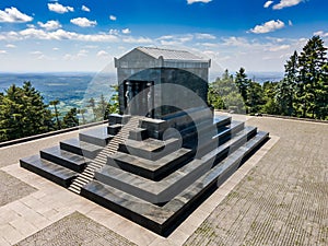 Monument to the unknown hero at Avala mountain, Belgrade Serbia