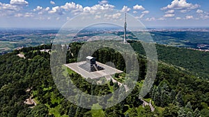 Monument to the unknown hero at Avala mountain, Belgrade Serbia