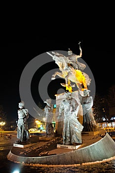 The monument to the uprising Vardanank photo