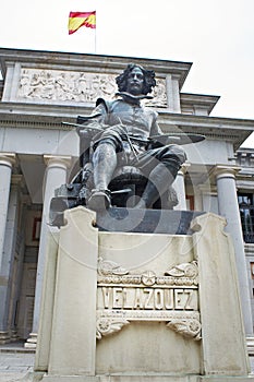 Monument to VelÃÂ¡zquez in Madrid photo