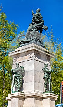 Monument to the victims of the Franco-Prussian War in Nantes, France photo