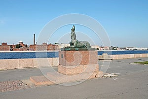 Sphinxes Shemyakin. Monument to victims of political repression. St. Petersburg.