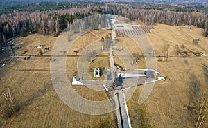 Monument to the victims of World War II in Belarussian village Khatyn. Khatyn Memorial Complex Monument photo