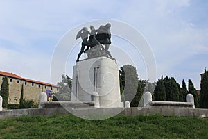 The monument to the victims of World war II