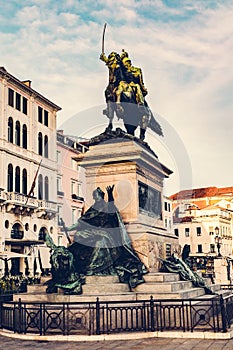 Monument to Victor Emmanuel II in Venice, Italy.