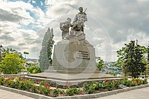 Monument to the young defenders of the Komsomol who defended the city of Sevastopol from the Nazi invaders during world war II