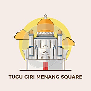 Monument Tugu Giri Menang Square. 01 photo