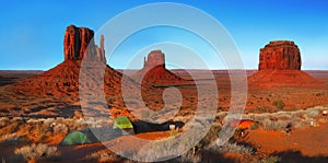 Monument Valley Buttes, Campground, American Southwest