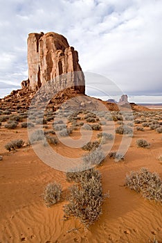 Monument Valley desert butte
