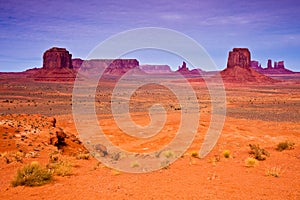 Monument Valley Desert Landscape